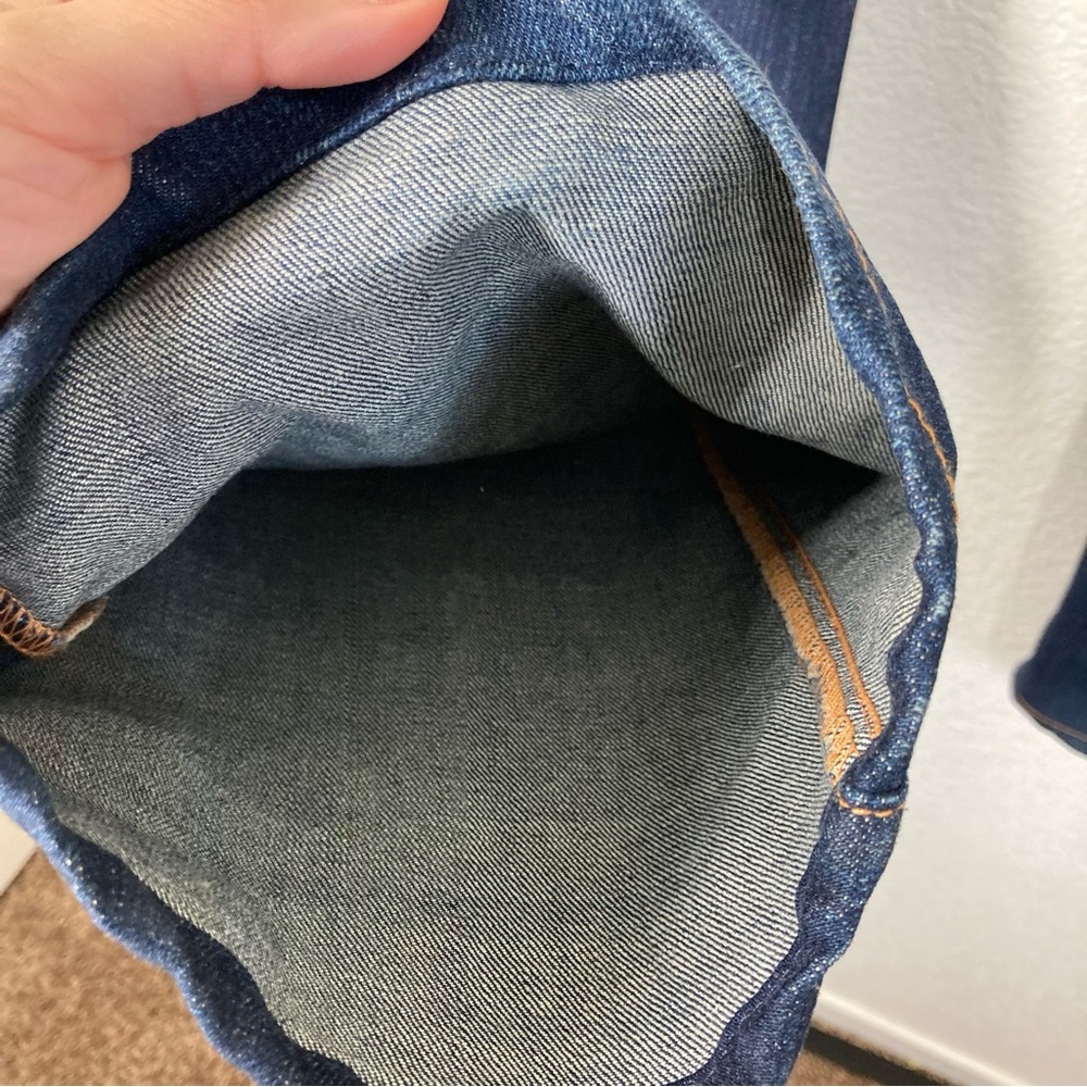 J Brand Womens Boot Cut Denim Jeans Dark Wash 27 Cotton Mid Rise 32" inseam - Picture 14 of 16